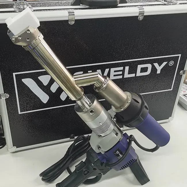 

High-Efficiency WELDY Booster EX2 Plastic Welder - Professional Extrusion Gun for HDPE/PP Pipes, Sewer & Tank Repair