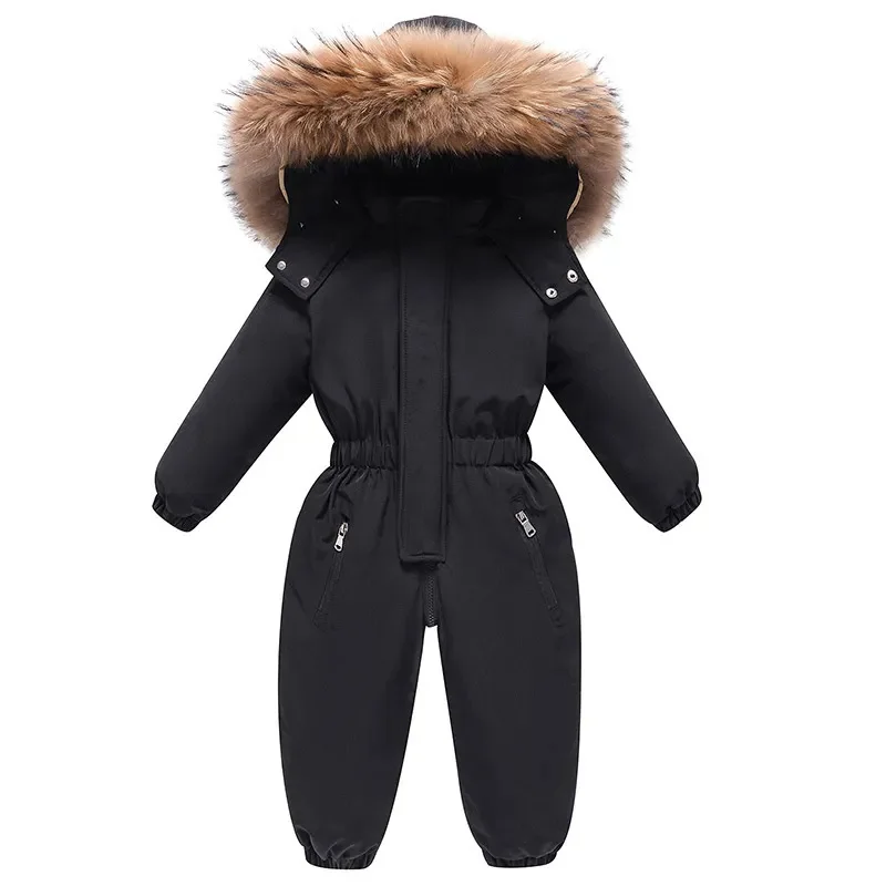 

-30℃ 2023 Winter Baby Clothes Thicken Warm Snowsuits toddler Girl Boy Hooded down Jacket Ski Suits Kids Coats Outerwear overcoat