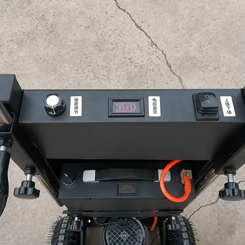 Electric Crawler Climbing Machine Portable Load Carrier 300kg Capacity Foldable Stair Climbing Cart for Heavy Duty Transport