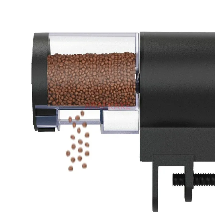 Fish tank feeder, intelligent timed feeding device, ornamental fish, turtle food, aquarium, fully automatic feeding of fish food