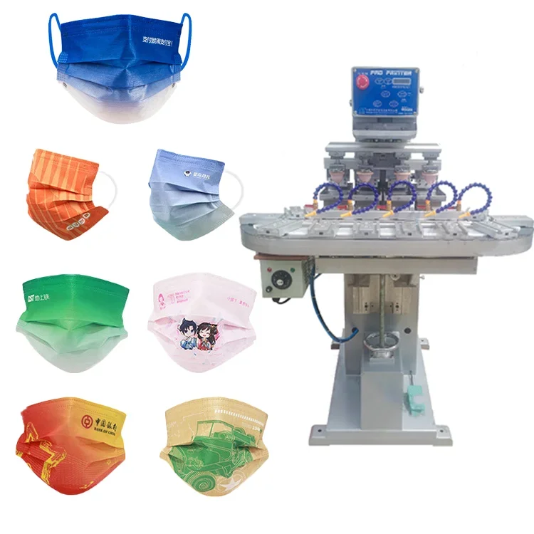 High-Performance Automatic 6-Color Pad Printing Machine Industrial Label Pad Printing Machine