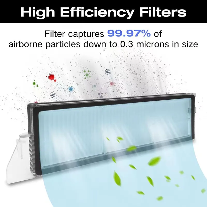 Roborock S8 MaxV Ultra ملحقات فرش جانبية رئيسية ممسحة ملابس مرشحات HEPA أكياس الغبار قطع غيار مكنسة الروبوت #6