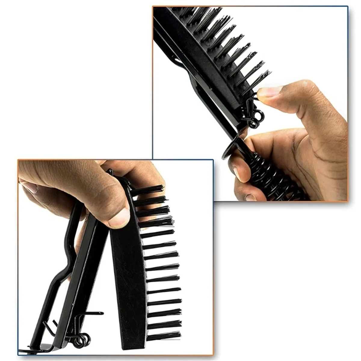 

AA98 Spring Handle Brush Welding Hammer for Household Use, Knocking Slag, Welding Slag, Rust Removal Hammer