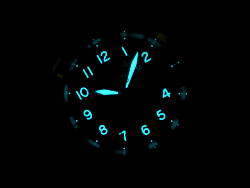 Baltany S2049 Herren-Automatikuhr, 39 mm, Pilot Sport, mechanische Armbanduhr, Saphirglas, 10 ATM wasserdicht, BGW-9, leuchtend, ST2130, Militär – Detail 11