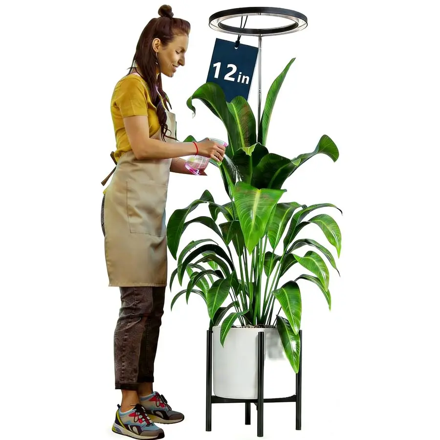 

Grow Lights for Large Indoor Plants, Full Spectrum Indoor Plant Lights for Indoor Growing,Height Adjustable 1565,Timer Auto On O