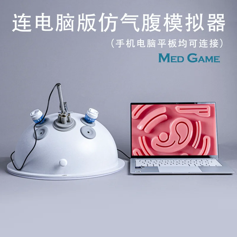 Laparoscopic Simulation: Spherical Training Box for General and Gynecologic Surgery, 30-Degree Endoscope, and Needle Holder