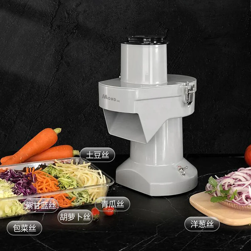 Vegetable Dicing Machine Commercial Electric Carrot Potato Onion Granular Cube Cutting Shredder Food Processor