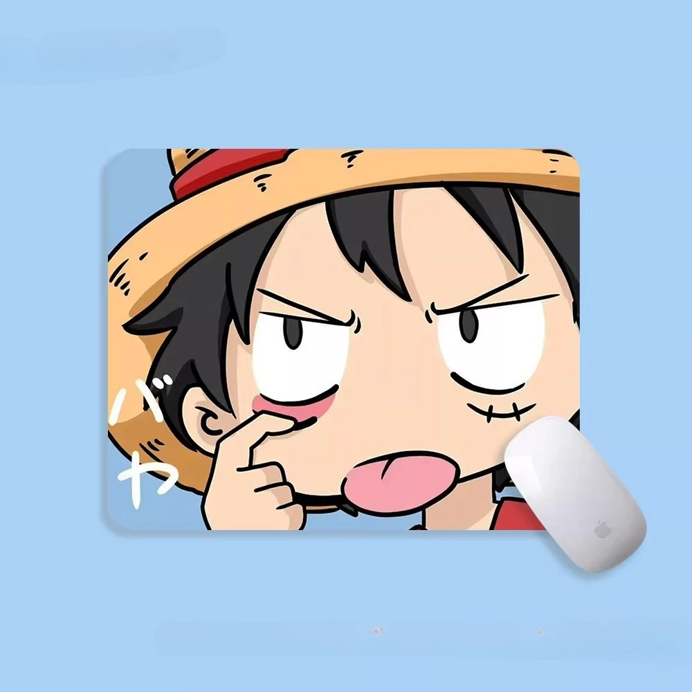Hochauflösendes ONE PIECE Leder-Mauspad, Anime Zweidimensionale Büro-Schreibtischunterlage, E-Sports Gaming-Tastaturunterlage