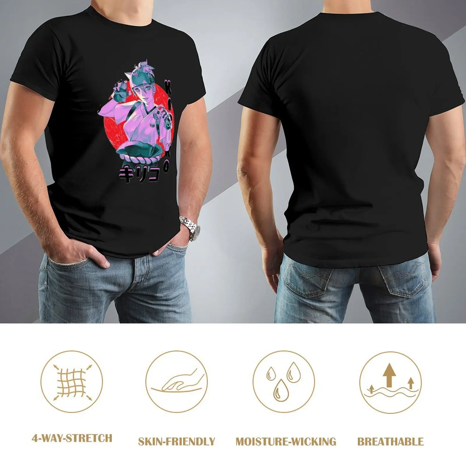 Kiriko T-Shirt sublime vintage anime shirt cute tops mens tall t shirts image 4