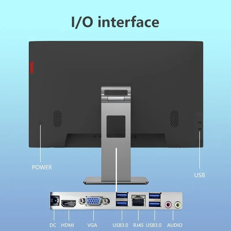 24 "27" Core I3 I5 I7 ธุรกิจ Aio ราคาถูกแล็ปท็อป Monoblock คอมพิวเตอร์เดสก์ท็อป Barebone หน้าจอสัมผัส All In One Pc gamer