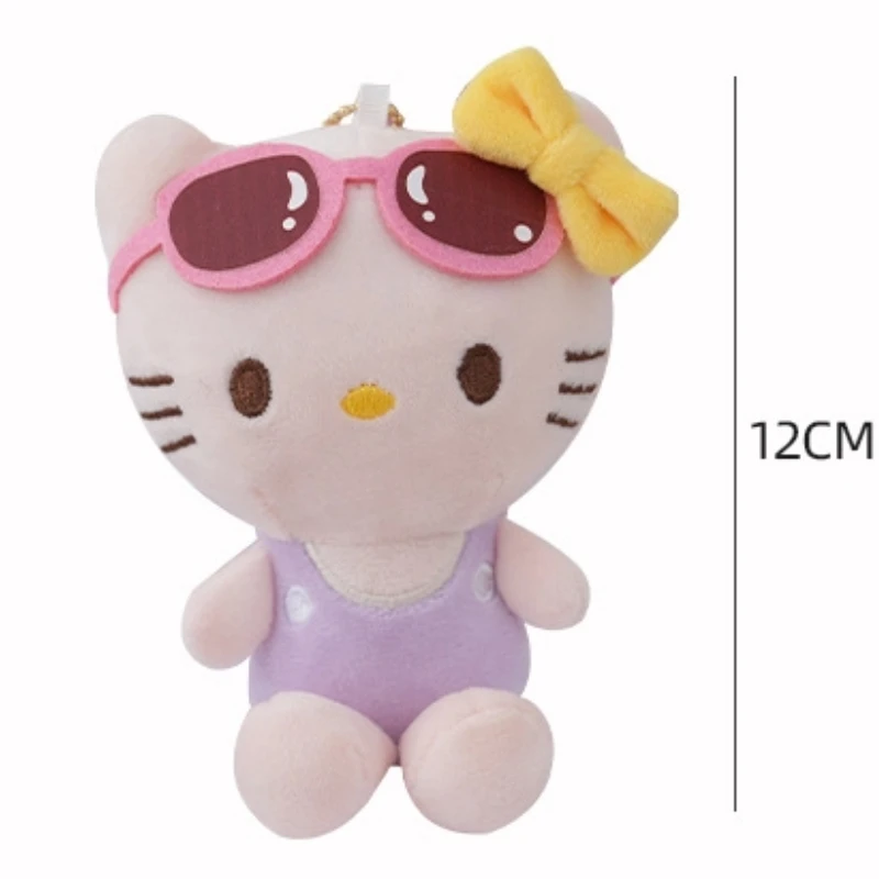 Nieuwe Kitty Pluche Sleutelhanger Cartoon Dier Knuffel Meisje Rugzak Hanger Leuk Katje Pluche Pop Auto Opknoping Decoratie Party Gift
