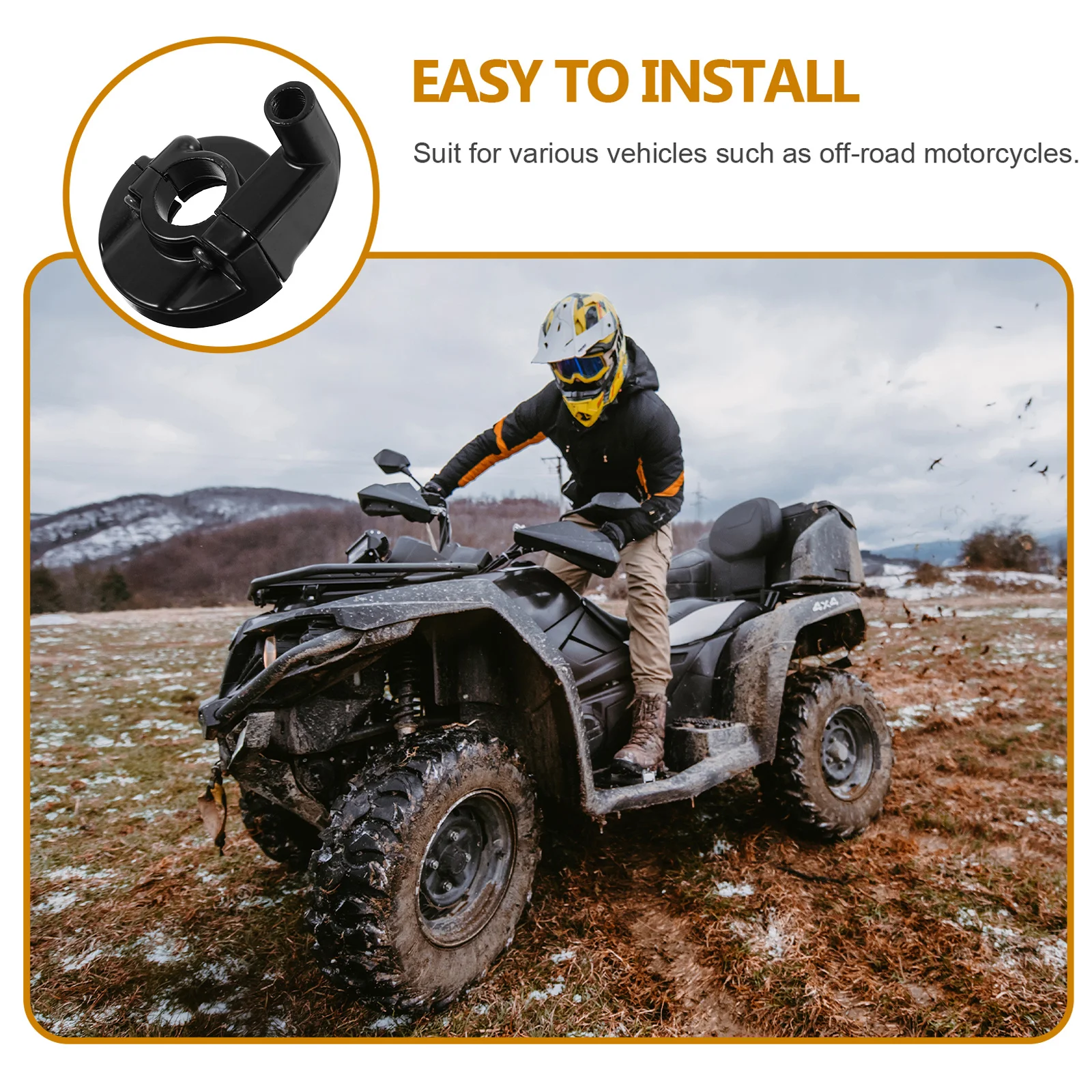 

Throttle Cable Housing For Handlebar 50Cc To 250Cc Dirt Bike Atv Pit Bike Go Kart Replacement Part Durable Aluminum Grip Casing