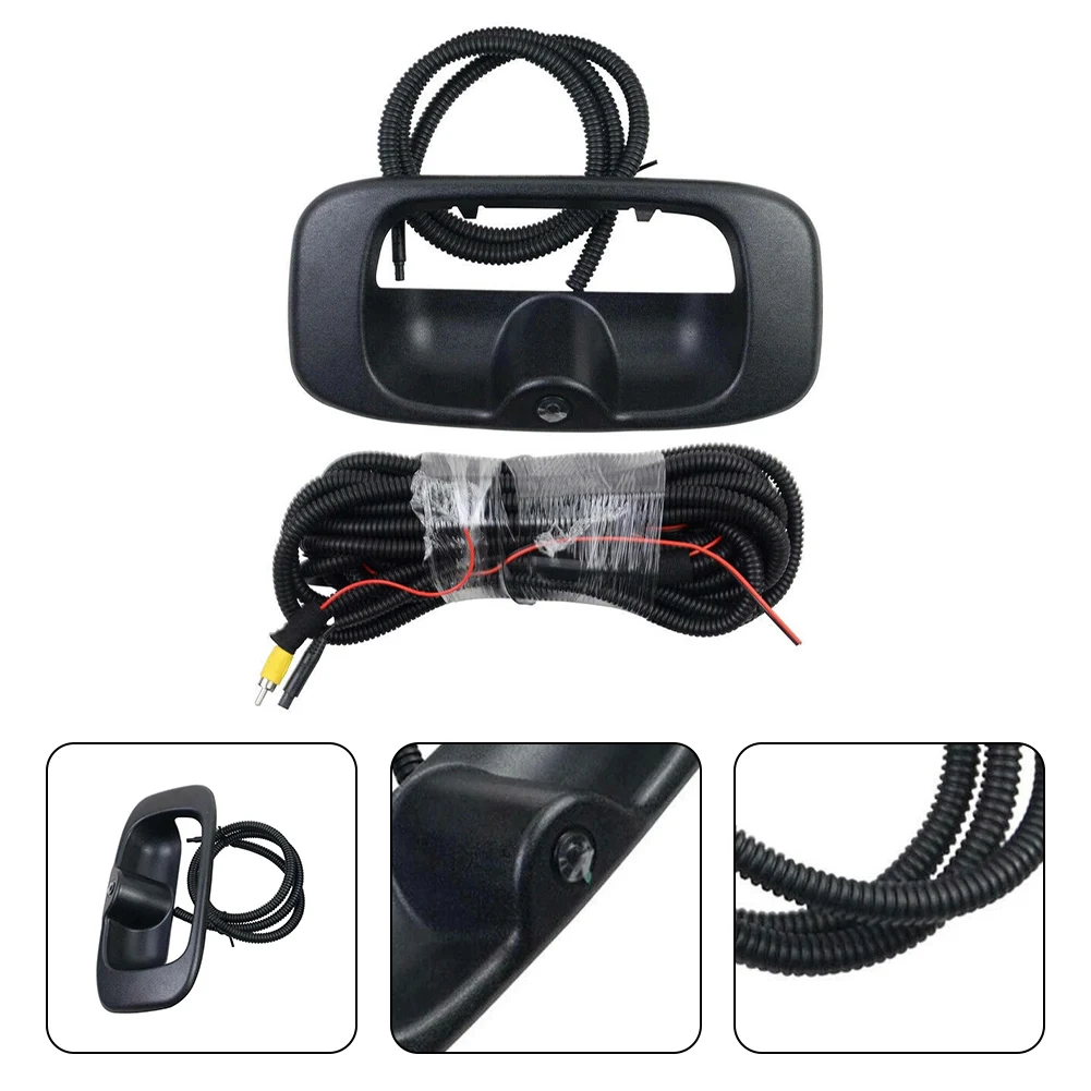 

Waterproof Car Reverse Camera 15228539 5W Black Rear View Camera For Chevy Silverado And For GMC Sierra 1999-2007 IP68