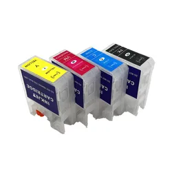 SJIC44P SJIC42P SJIC43P SJIC41P Refillable Ink Cartridge Without Chip For Epson CW-C4030 CW-C4000 CW-C4020 CW-C4040 Printers
