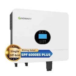 Growatt Solar Inverter 6Kva Solar Inverters Off Grid Ibrido 48V 8Kw Spf 6000Es Plus With 48V Battery