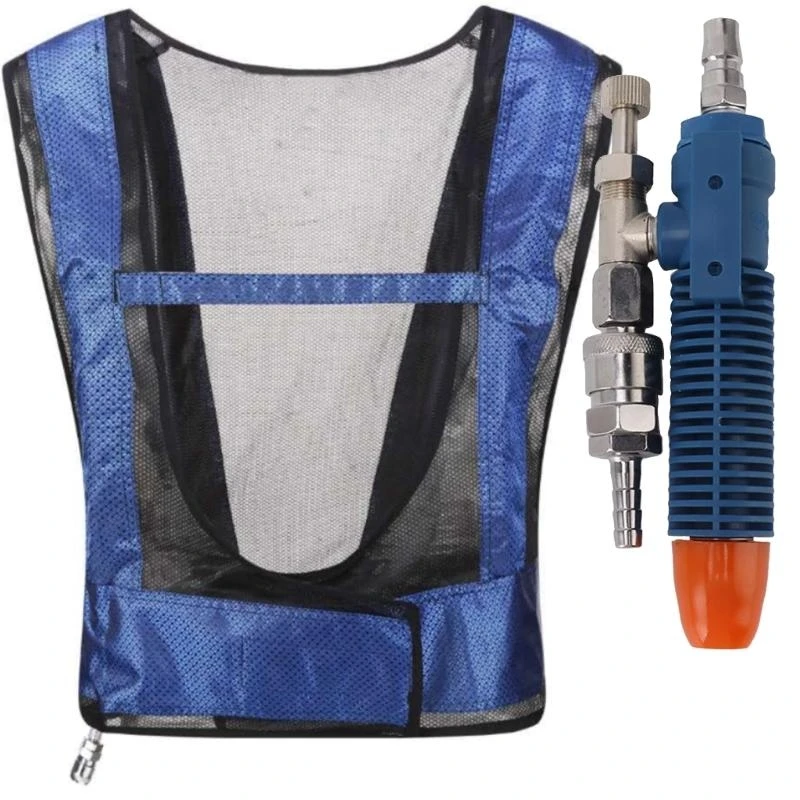 

652F Cool Air Compressed Cooling Vest Vortexes Tube Air Conditioner Waistcoat