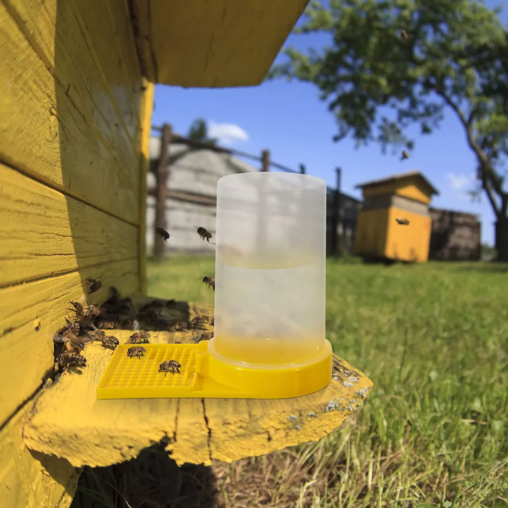 

3pcs Beehive Entrance Feeder Plastic Nest Door Water Dispenser Tool Bee Feeders Durable Safe Anti Drowning Design