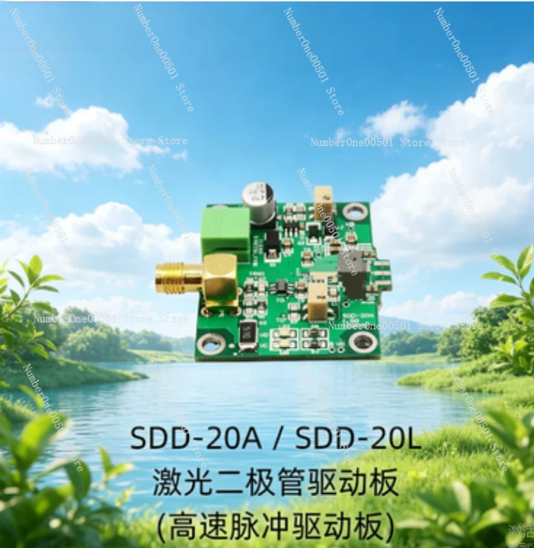 

Модуль лазерного драйвера SDD-20A20L, высокоскоростная плата драйвера LD, источник питания для ультраузкопульсного лазера с импульсом 1 нс