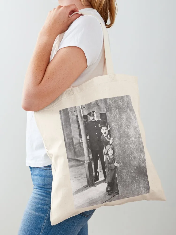 Charlie Chaplin -The Kid Tote Bag Women's shopper bag Big bag women ecological bags the tote
