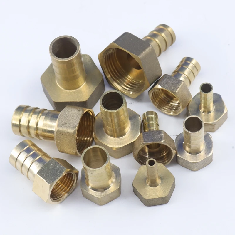 5pcs G1/2  6~20mm Inner Wire Copper Pagoda Hose Skin Tube Brass Fittings Oxygen Pipe Water Pipe Joint