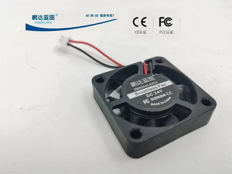 Pengda Blueprint 4010 24V High Turn 0.06a Double Ball Bearing 10000 Turn 4cm DC Brushless Cooling Fan 40*40*10MM