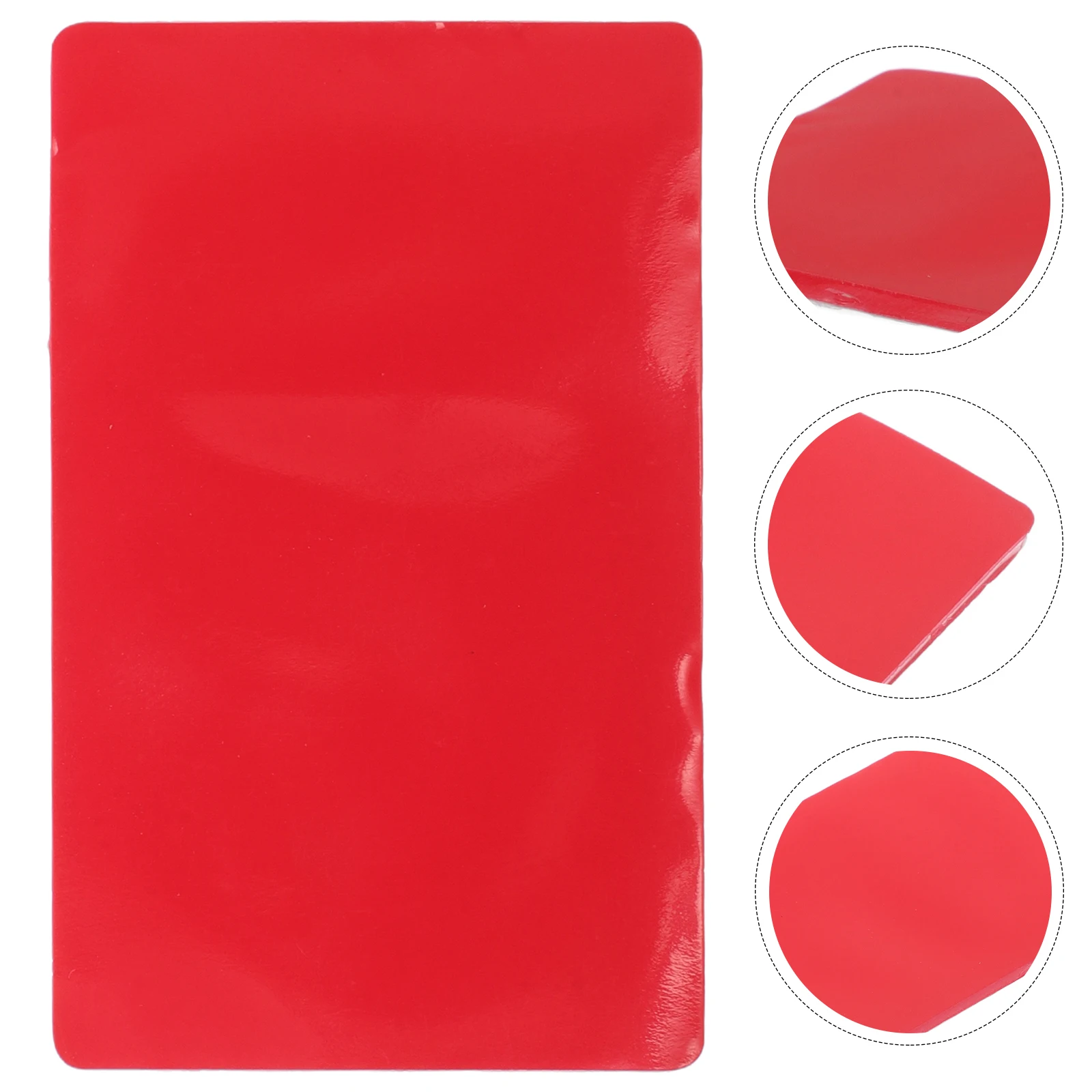 

Universal Wiper Sensor Car Window Cleaner Rainproof Adhesive Pad Extended Coverage Durable Waterproof Easy Installation Red Film