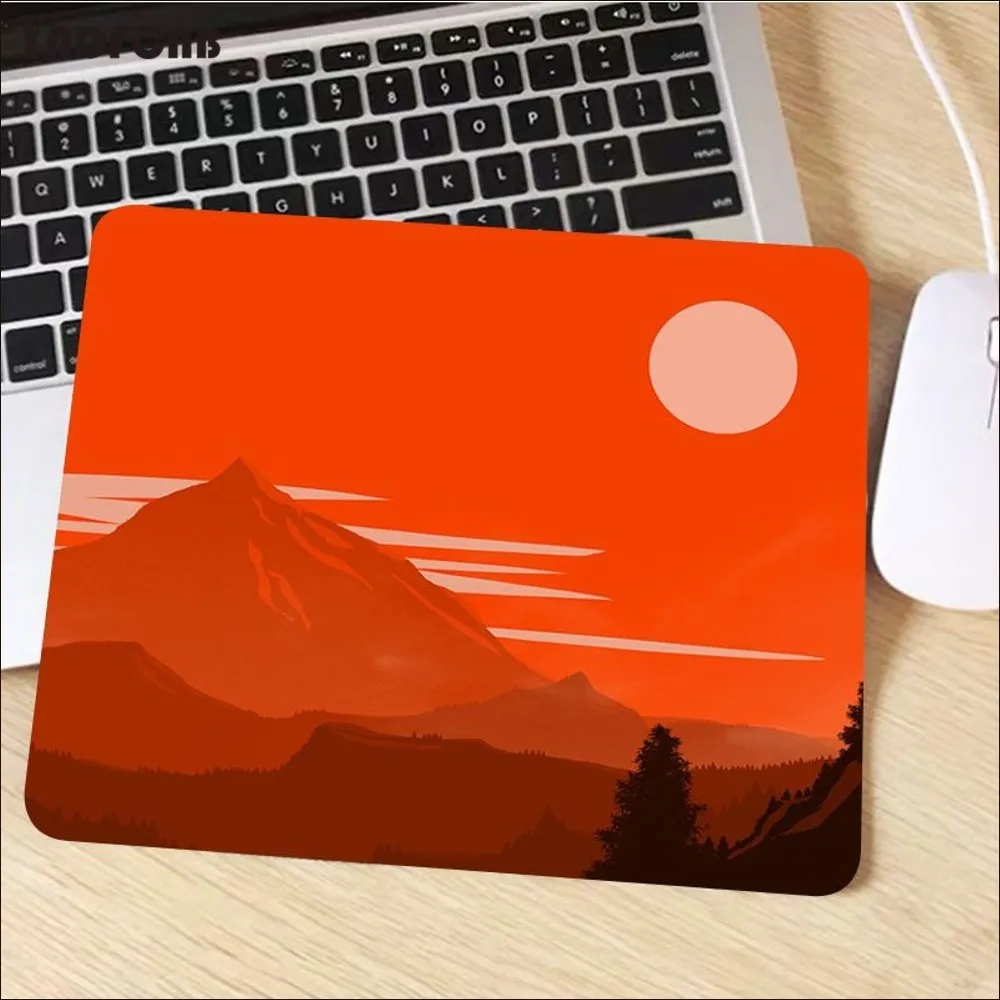 Deep Forest Firewatch Mousepad INS Tide Small Speed Version Game Computer Keyboard Office Cheapest Cup Mats Deskpad Home Decor