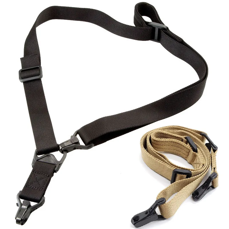 New Gun Sling Multi-Mission Sling Strap Outdoor AR AK Rifle Universal Gun QD Sling Tactical Adjustable Airsoft Gun Belt Rope