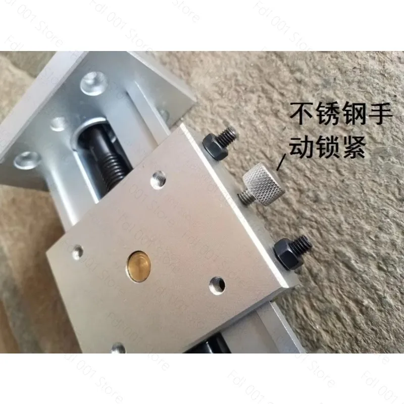 Precision Vertical Slide Table Dovetail Groove Screw Slide Plate Z-Axis Linear Module for Welding Machine