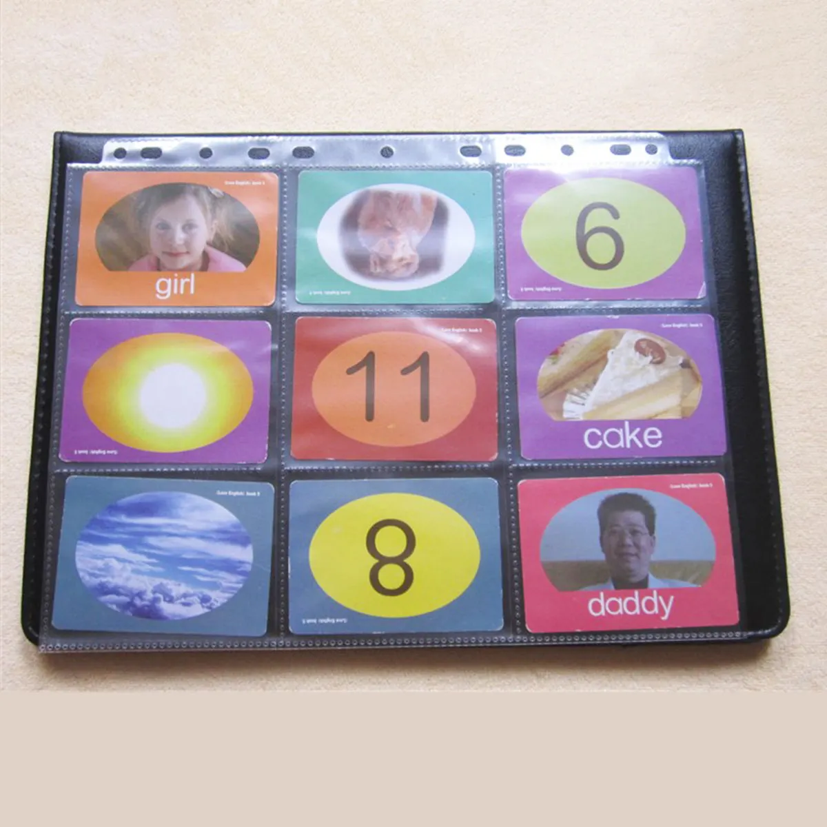 

10Pcs Vertical Transparent 9 Pockets Photo Album Pages Card Album Inner Pages Large Capacity Ticket Holder Picture Storage Book