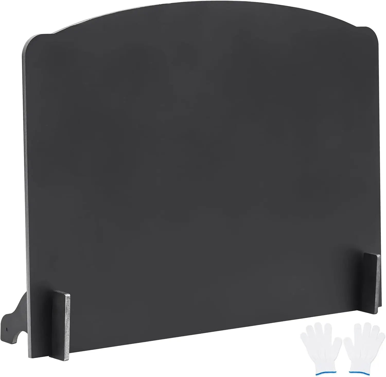 

26" Iron Fireback with Feet, Fireplace Back Plates,Cast Iron Fireback, This Iron Fireplace is to Reflect Heat Back into The R