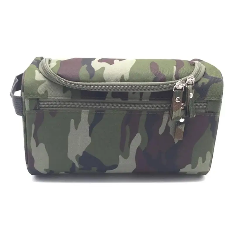 Practical Camouflage Cosmetic Bag Leopard Print Travel  Beautician Storage