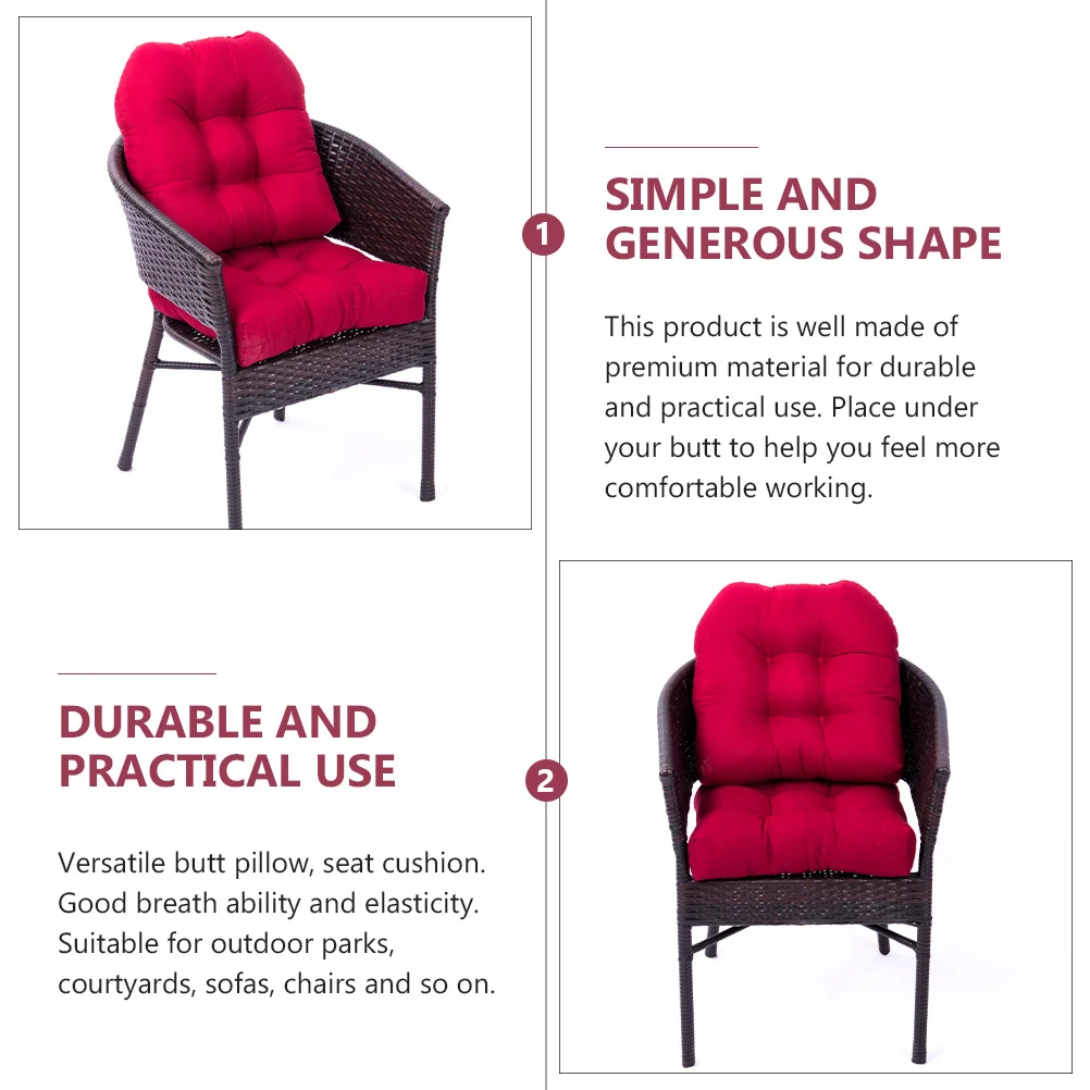 

2 шт. U-образные подушки для стульев, прочные и удобные, для обеденного стола, дивана, улицы, дома, офиса