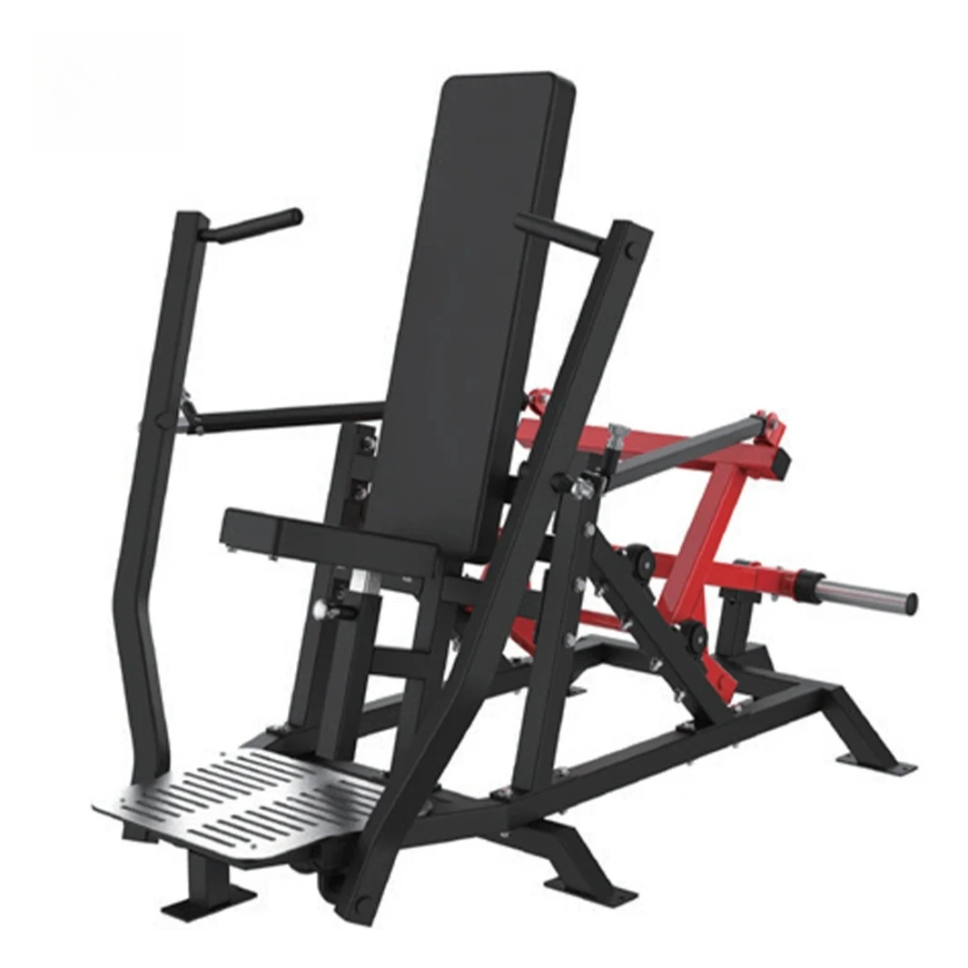 Leverage Squat Machine Plate Loaded Heavy Duty Lower- Body Trainer for Thighs Hamstrings & Calves