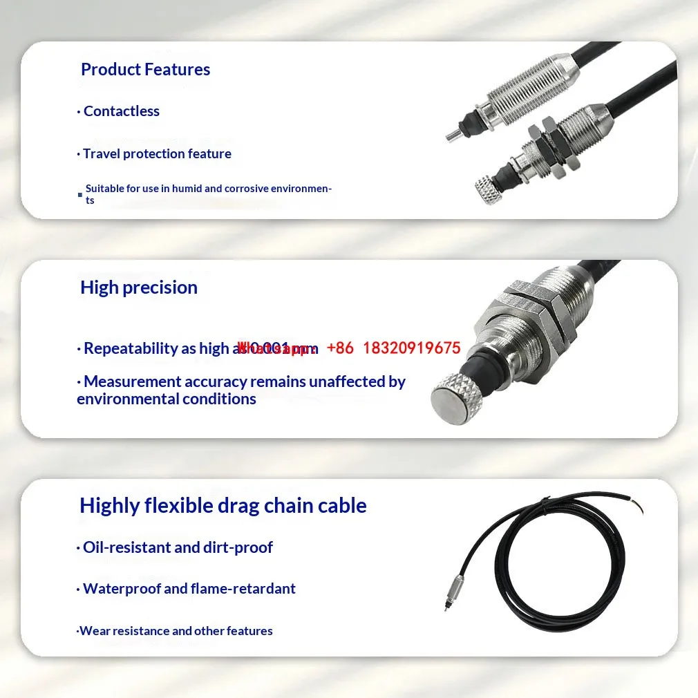 Cyclmotion CNC CHM10PC Position Detection Switch, High-Precision Inductive Switch, Origin Positioner, Contact Sensor