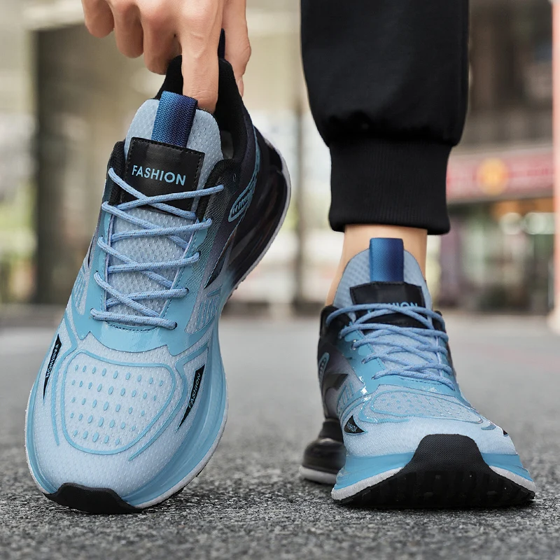 أحذية رياضية كاجوال للرجال قابلة للتنفس للفصول الأربعة، نعل ناعم جديد غير قابل للانزلاق، أحذية جري خارجية مريحة للطلاب، أحذية رياضية خفيفة #6