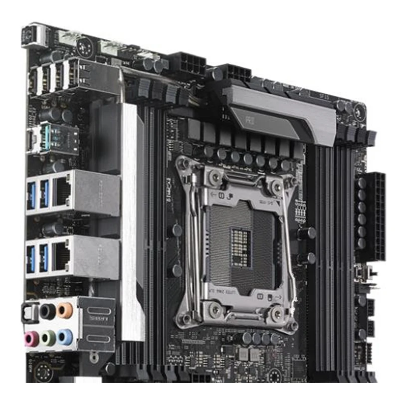 Desktop Mainboard para Intel X299, Overclocking Mainboard, SATA III, USB 3.0, WS X299 PRO, LGA 2066, DDR4 ATX