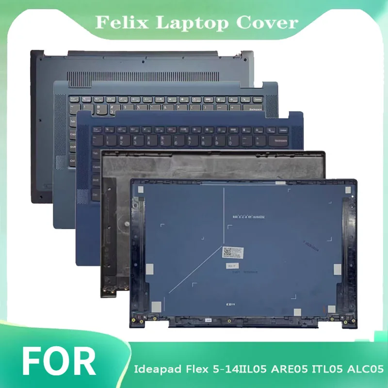 

Replace Cover For Ideapad Flex 5-14IIL05 14ARE05 14ITL05 14ALC05 Screen Rear Cover Front Frame Palm Bottom Cover