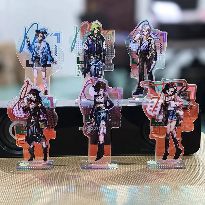 Game Horror Identity V Acrylic Laser Stand Surrounding Female Ph.D. Meteorologist Bartender Model Cosplay Props Desk Ornament