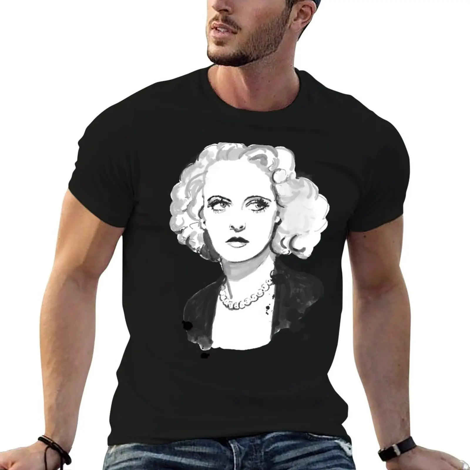 

Bette Davis Eyes T-Shirt man t shirt heavy cotton t shirts cotton 100% T-Shirt