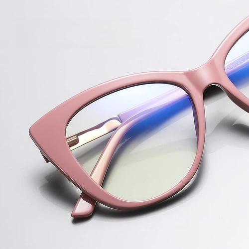 Imagen 2 del producto FIRADA, gafas cómodas de moda con forma de ojo de gato, gafas TR ultraligeras Vintage, gafas graduadas ópticas sexis, montura para mujer 2097