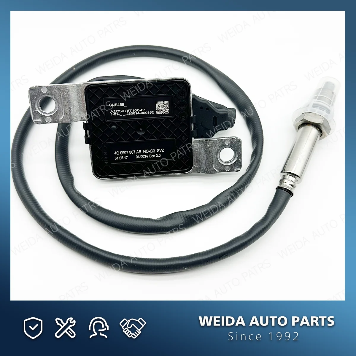 4G0907807AB SNS458 New Nitrogen Oxide Sensor NOx Sensor Fits For Audi A6 Allroad A6 A7 4G 3.0TDI 4G0907807AB 4G0907807AF