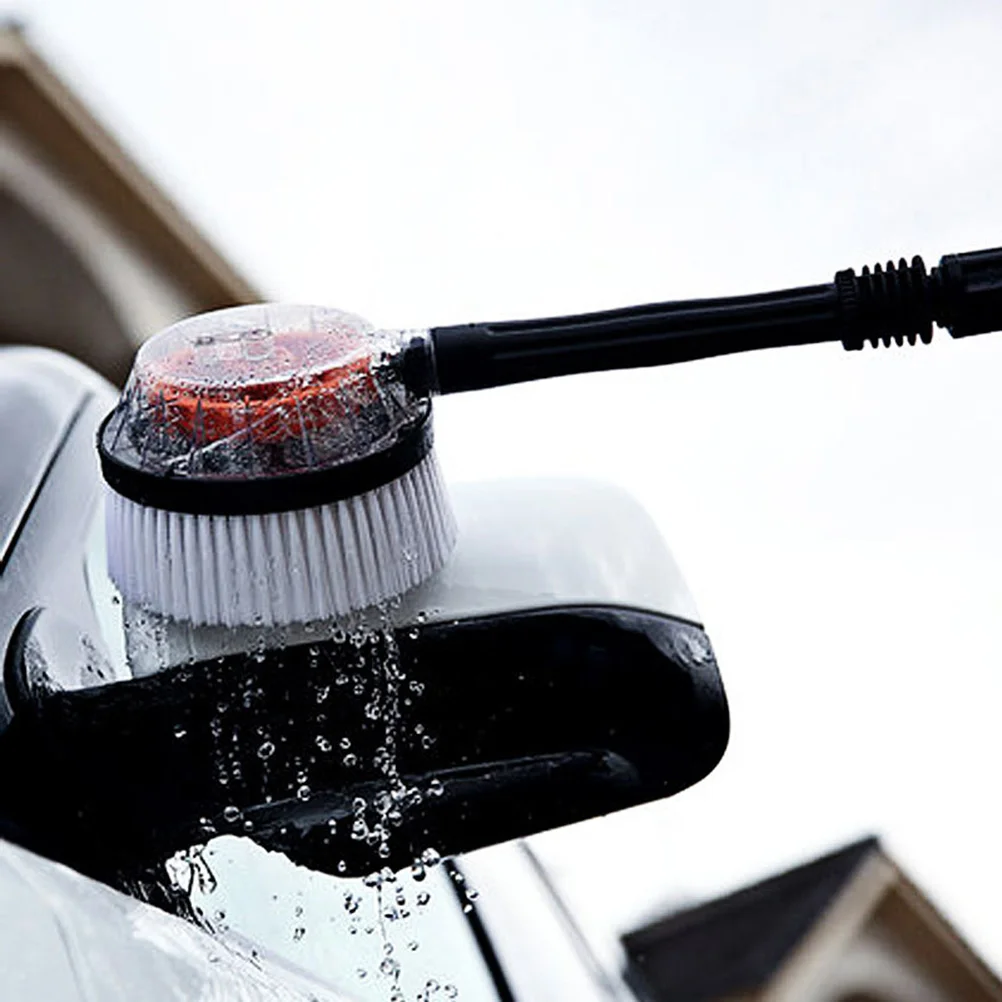 

Car Wash Water Flow Brush Portable Car Washer Automatic Rotating Brush Auto Clean Tools Professional Washing Brush