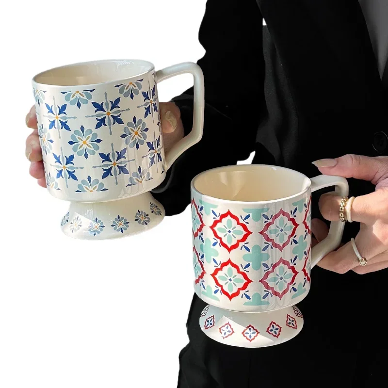 

Retro creative mug office water cup home high-end sense exquisite high-end