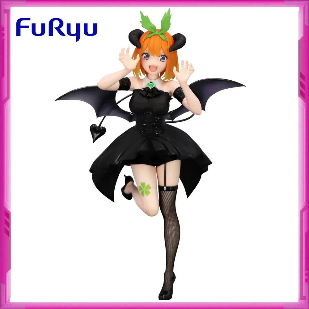 

Оригинальные FuRyu BiCute Dark The Quintessential Quintuplets Nakano Yotsuba, ПВХ, аниме-фигурки, экшн-фигурки, модель игрушки