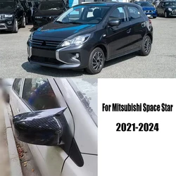 For Mitsubishi Space Star 2021 2022 2023 2024 ABS material for car rearview mirror protective cover