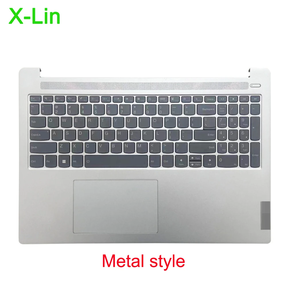 Metal style For Lenovo IdeaPad Slim 5 16IAH8 16IRL8 16ABR8 laptop upper cover palm rest shell backlight keyboard AP71J000501