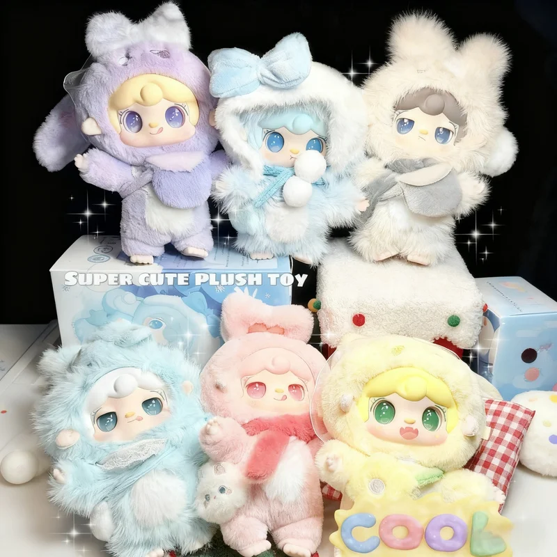 

Yooki V3 теплый кролик виниловая плюшевая слепая коробка модная игрушка милая сумка кулон кукла брелок украшение для рабочего стола загадочная коробка подарок-сюрприз