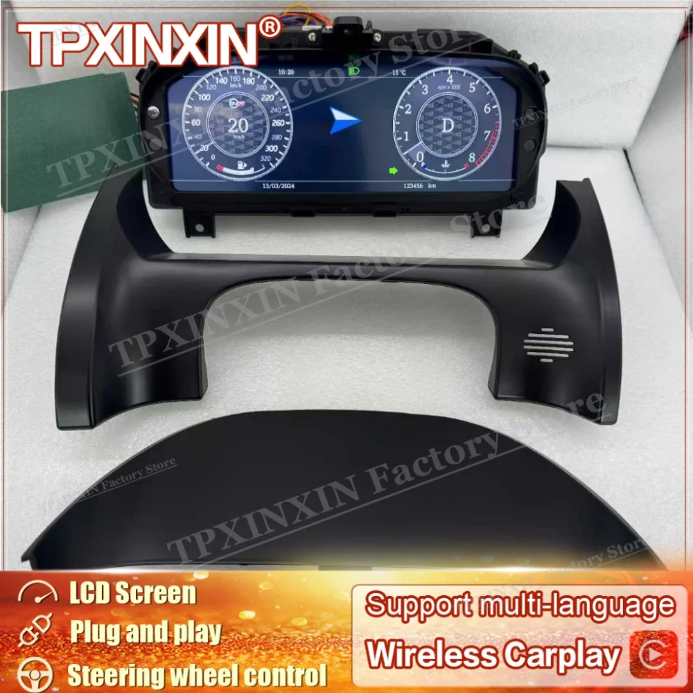 For Jaguar F-TYPE 2013~2023 Support multi-languag Delivery of spot machines Steering Wheel Control Car Digital Dashboard