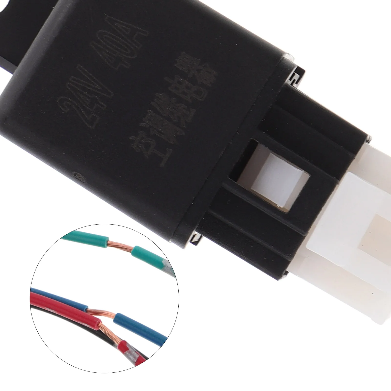 

Automotive Air Conditioning 4 Pin Car Relay Replacement Heavy Duty Starter Relay 24V 40A Durable Car Accessories Automotive